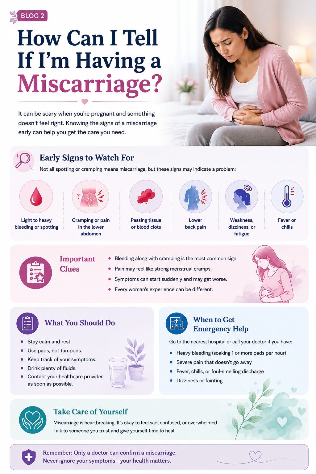 How Can I Tell If I’m Having a Miscarriage?