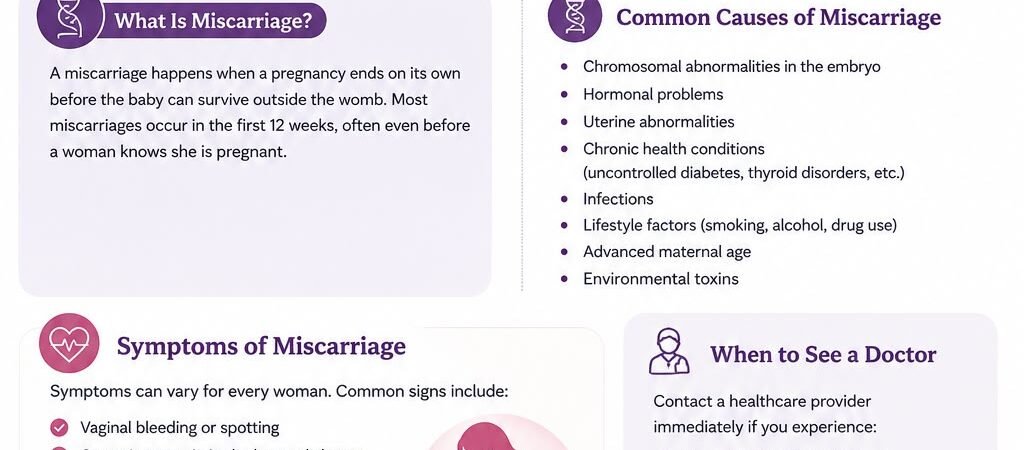 Miscarriage: Causes, Types, Symptoms, and Treatment